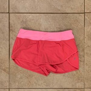 pink ivivva athletic shorts